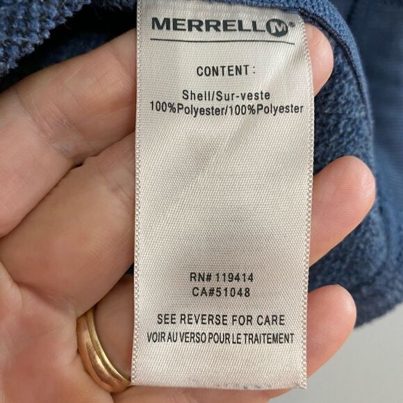 Merrell Fleece 1/4 ZIP Sweaters Men Size M - Picture 4 of 7